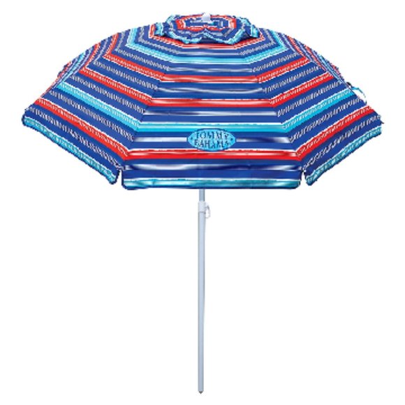Tommy Bahama 6' UPF 50+ Tilt Beach Umbrella with Wind Vent - Picture 1 of 6